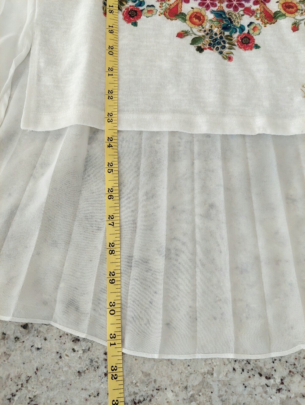 Desigual Prisca Mandala Hi-Low Tunic Top Size S - Picture 11 of 16